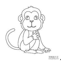 小猴子吃瓜画画教程视频,轻松学会瓜瓜画画教程